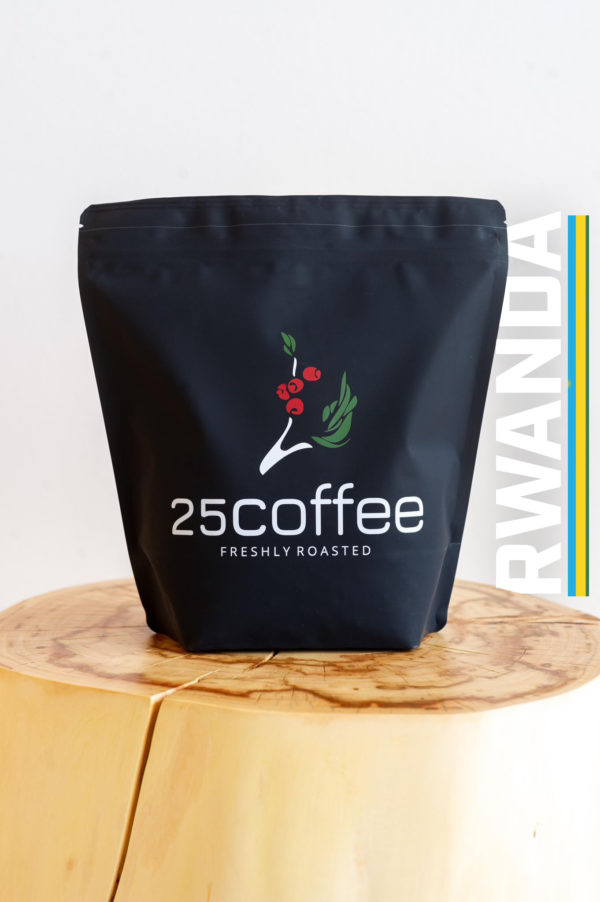 RWANDA GAHARA Zrnková káva 100% Arabica 25Coffee 5