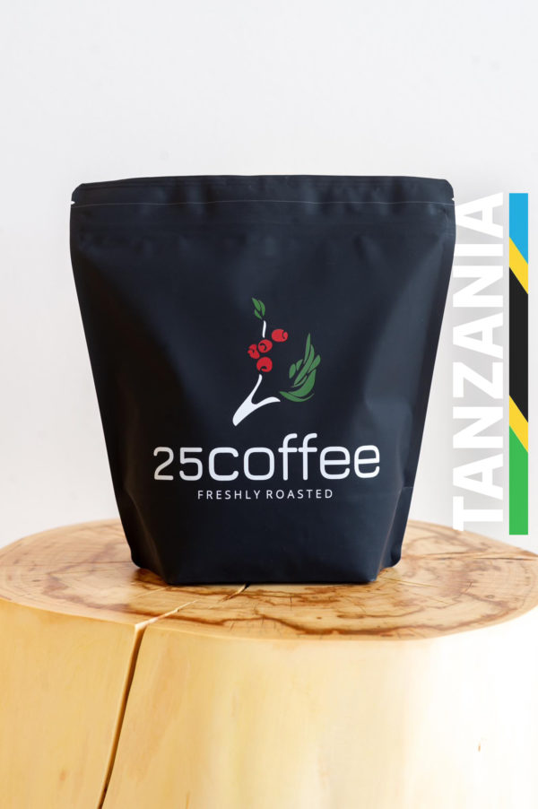 TANZANIA AA FAQ NORTH Zrnková káva 100% Arabica 25Coffee 5